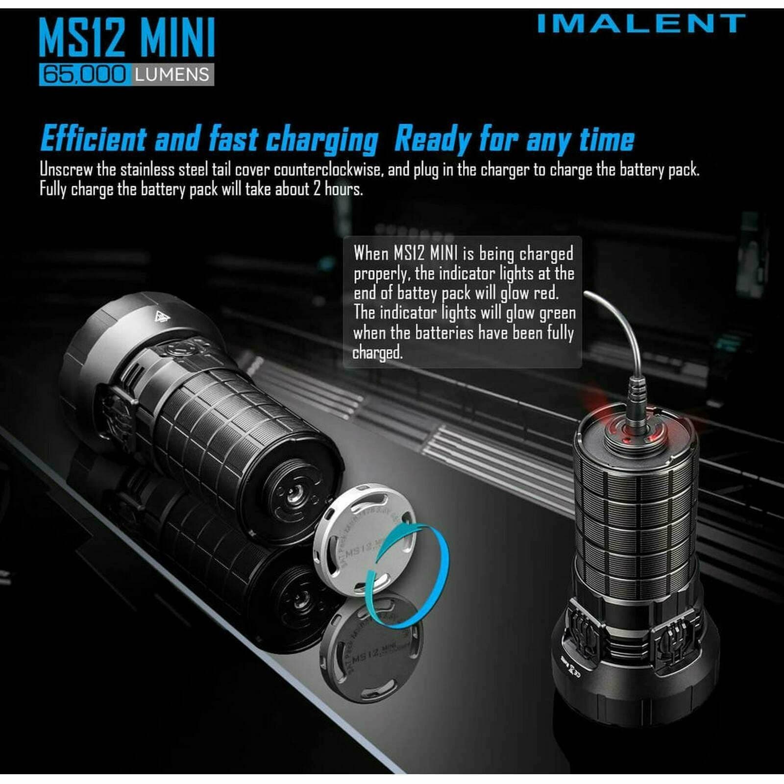 Imalent MS12 Mini, 65000 Lumen, 1036m Throw - Image 5