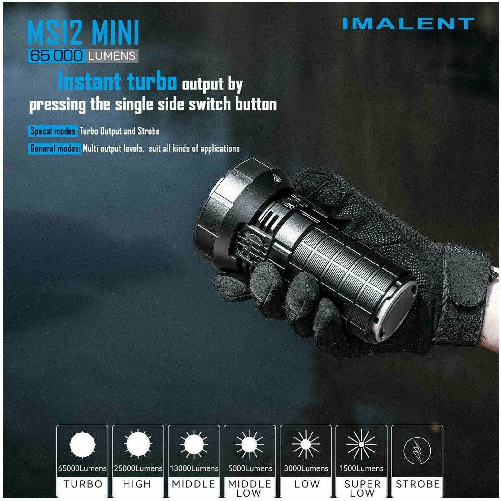 Imalent MS12 Mini, 65000 Lumen, 1036m Throw - Image 10