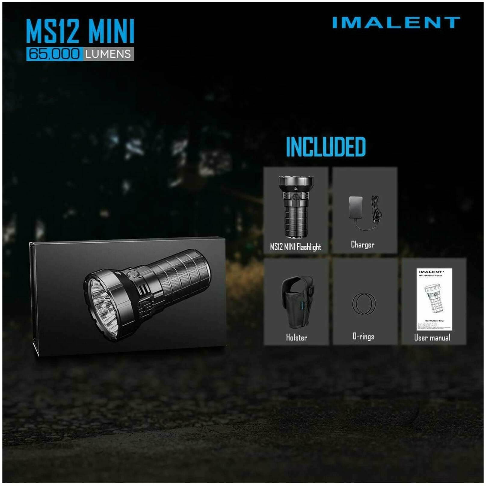 Imalent MS12 Mini, 65000 Lumen, 1036m Throw - Image 2