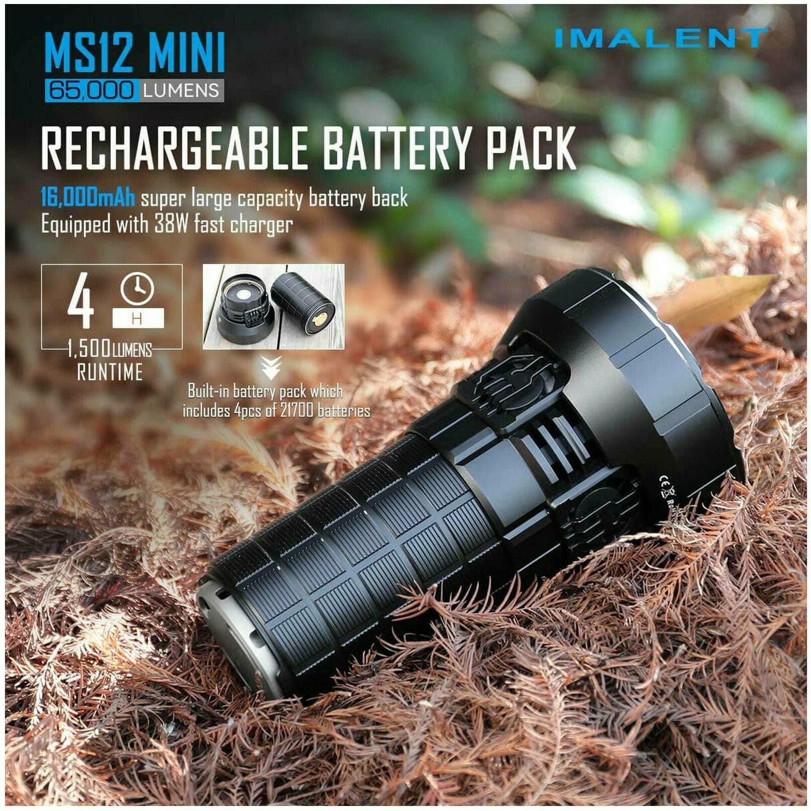 Imalent MS12 Mini, 65000 Lumen, 1036m Throw - Image 6