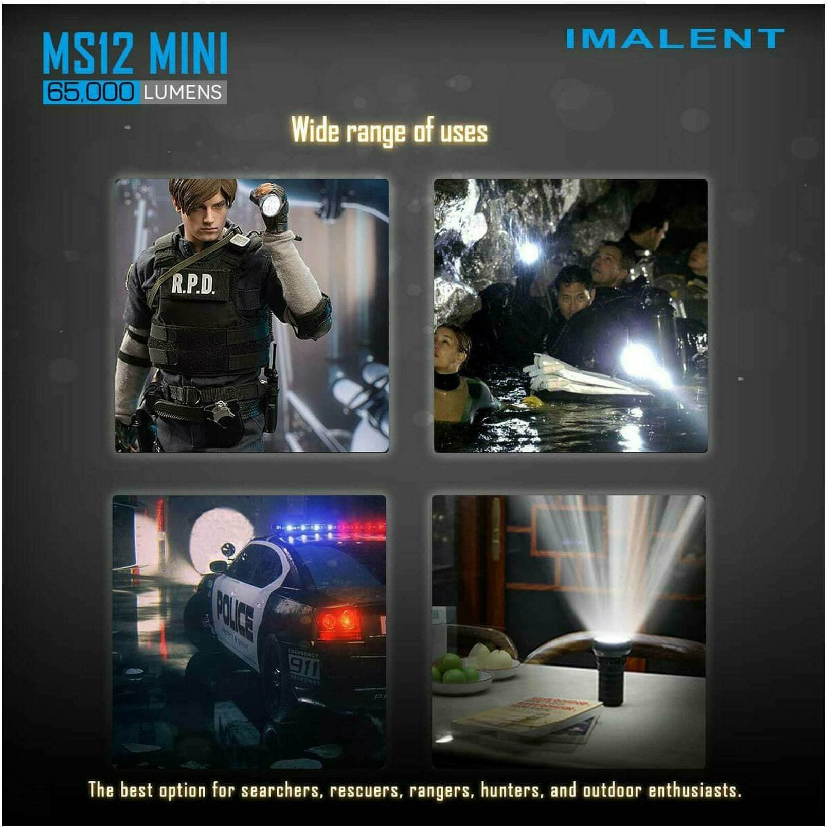 Imalent MS12 Mini, 65000 Lumen, 1036m Throw - Image 15