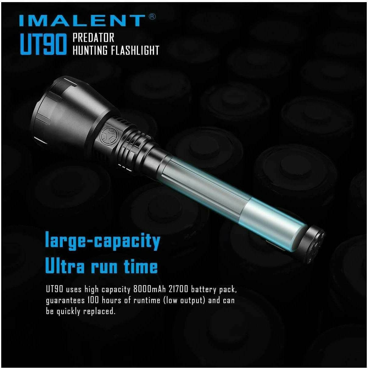 Imalent UT90 Kit 4800lumen, 1308m Throw - Image 5