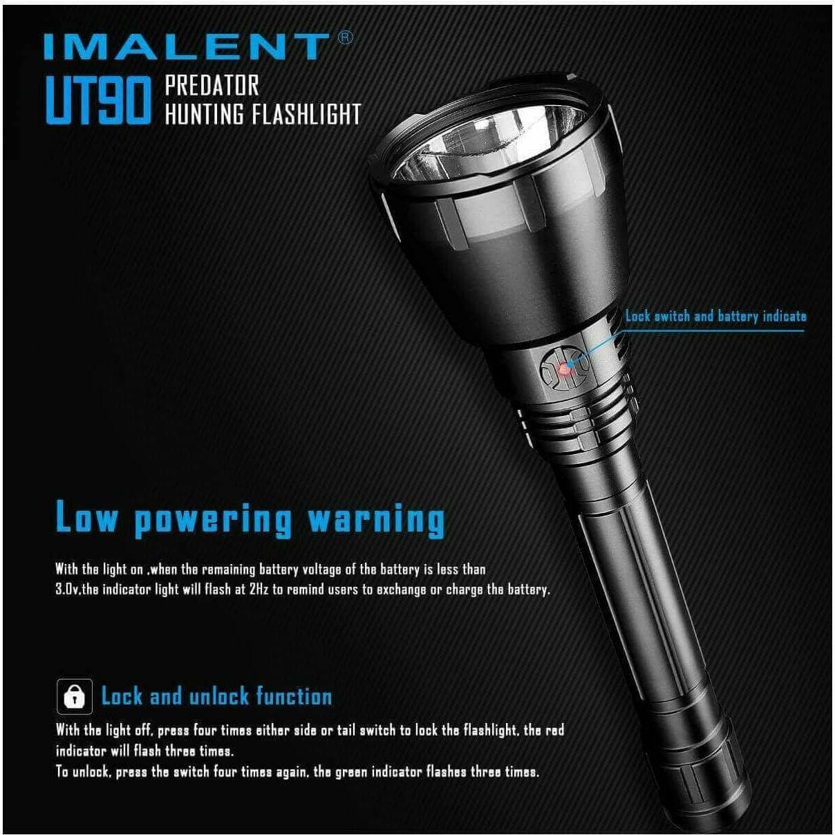 Imalent UT90 Kit 4800lumen, 1308m Throw - Image 7