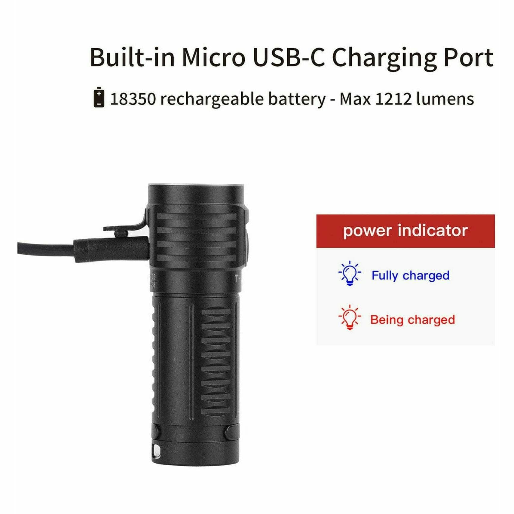 ThruNite T1S, 1212lm, 184m Throw - Image 2