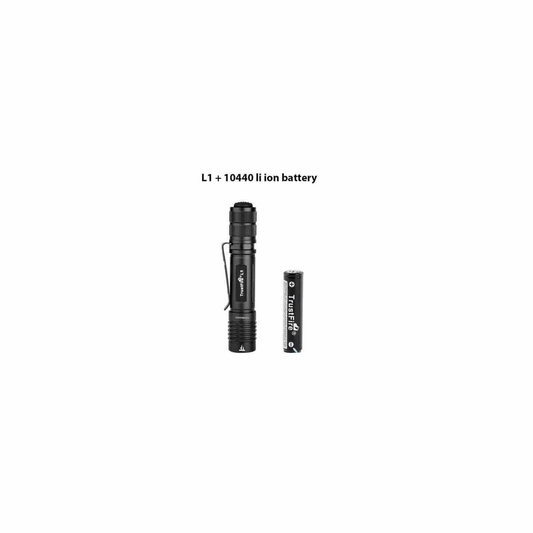 TrustFire L1 385lumen, 113m Tactical EDC Flashlight