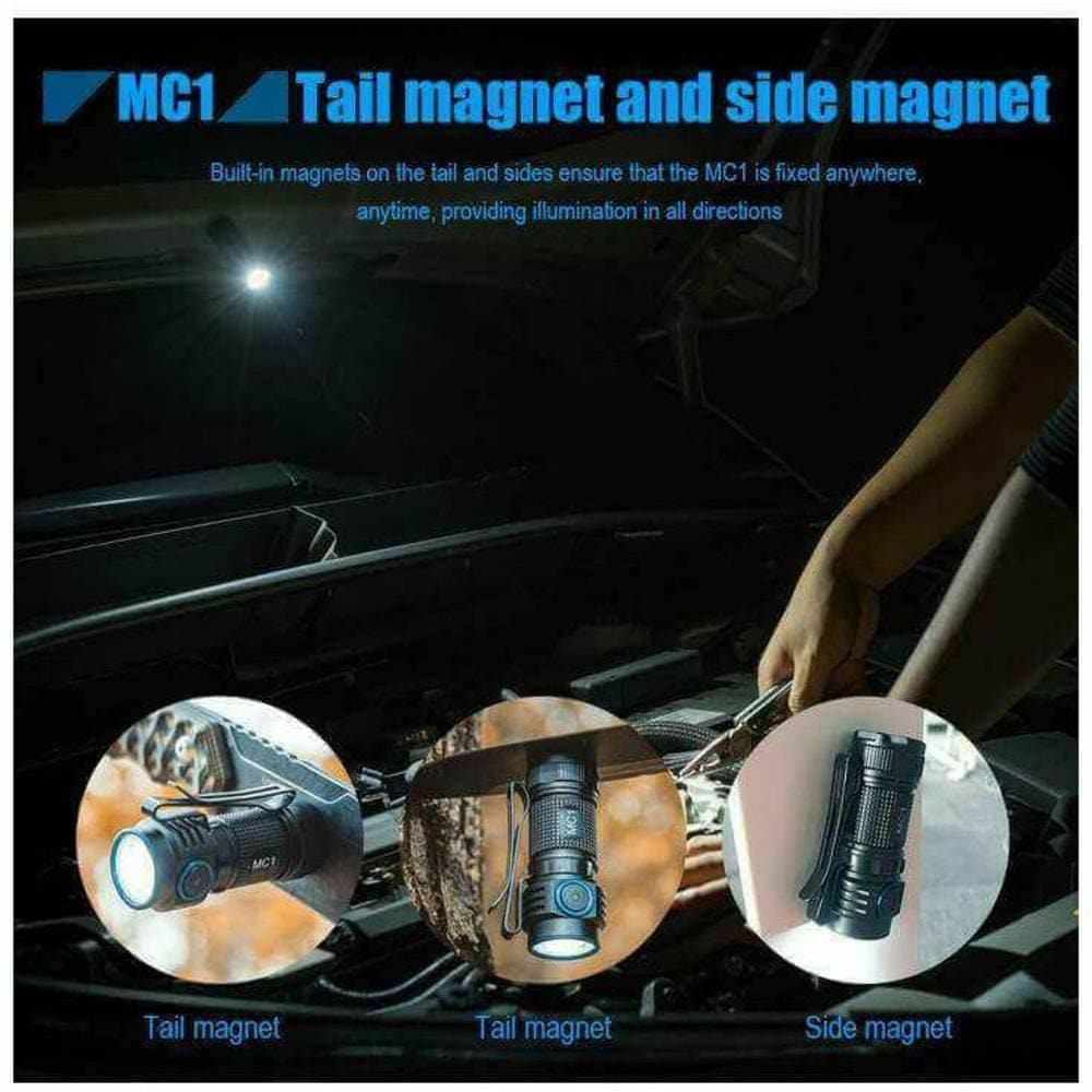 TrustFire MC1 1000 Lumen, 129m Throw Rechargeable EDC Flashlight - Image 9