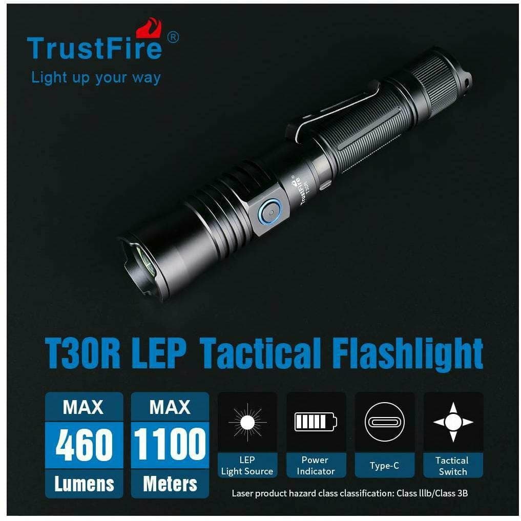 TrustFire T30R LEP, 460Lumen, 1100m Throw - Image 3