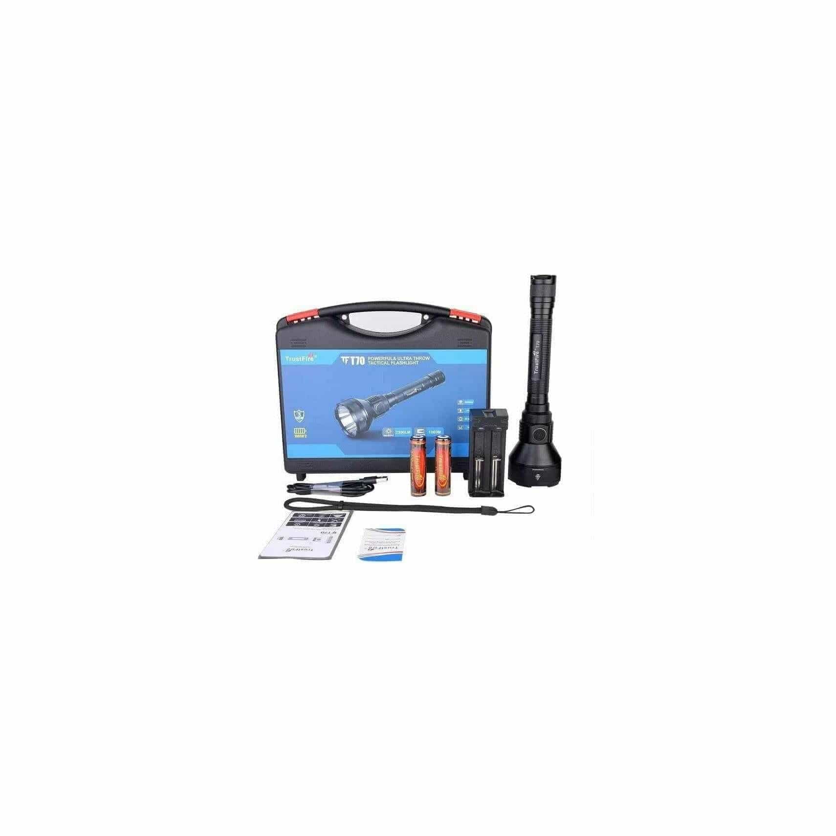 TrustFire T70 2300lumen, 1000m Hunting Flashlight SET - Image 6