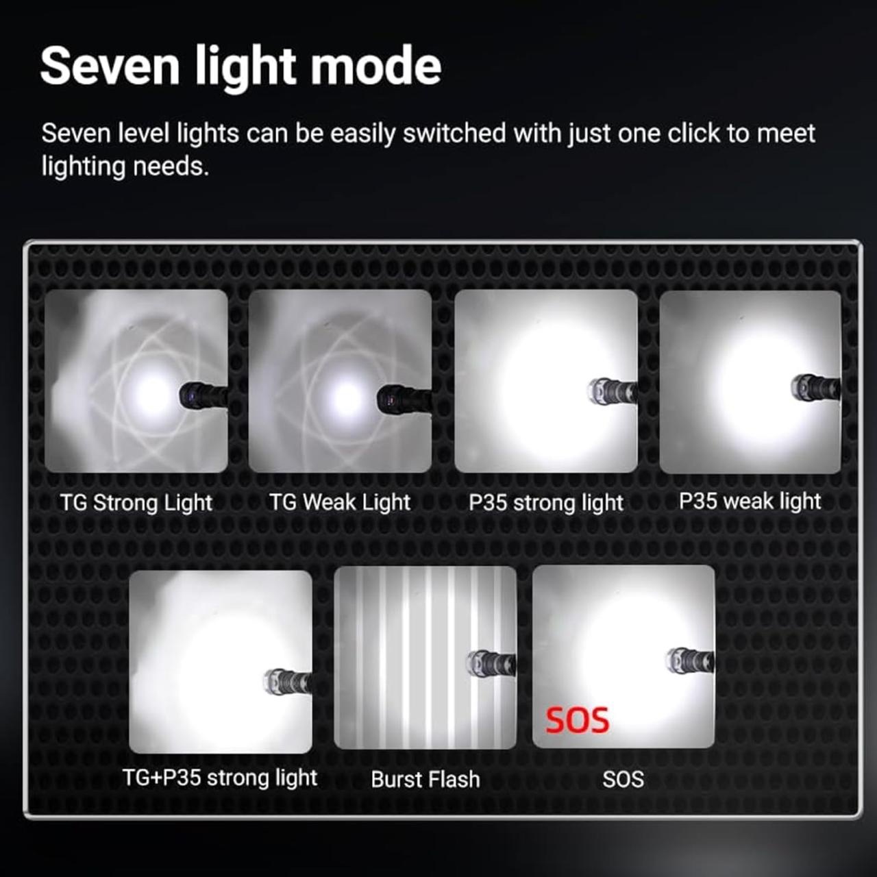 5100Lm 6 Led Ultimate Torch - Image 3