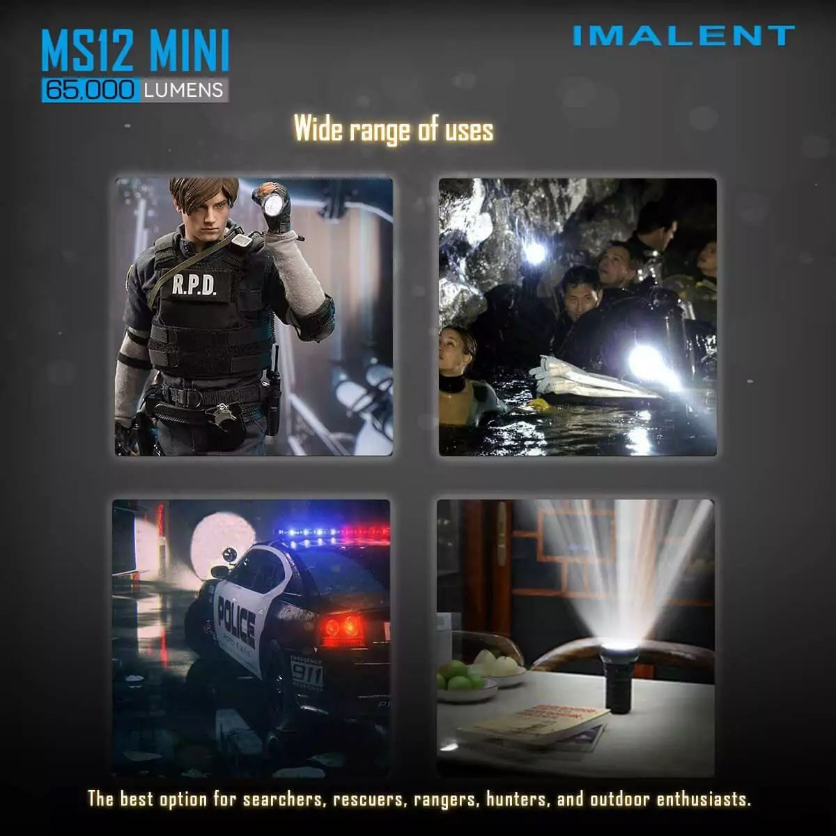 Imalent MS12 Mini, 65000lm, 1036m Throw - Image 16