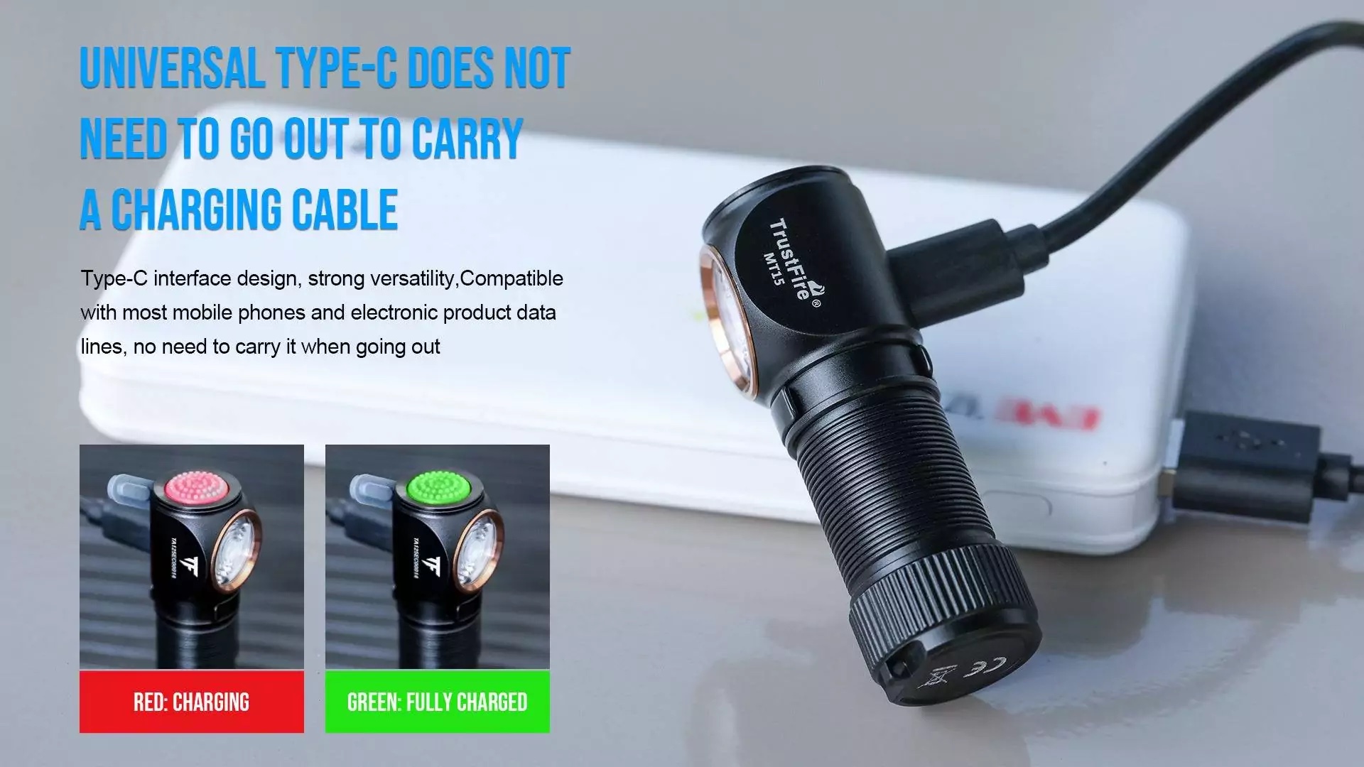 TrustFire MT15, 1000lumen, 105m - Image 13