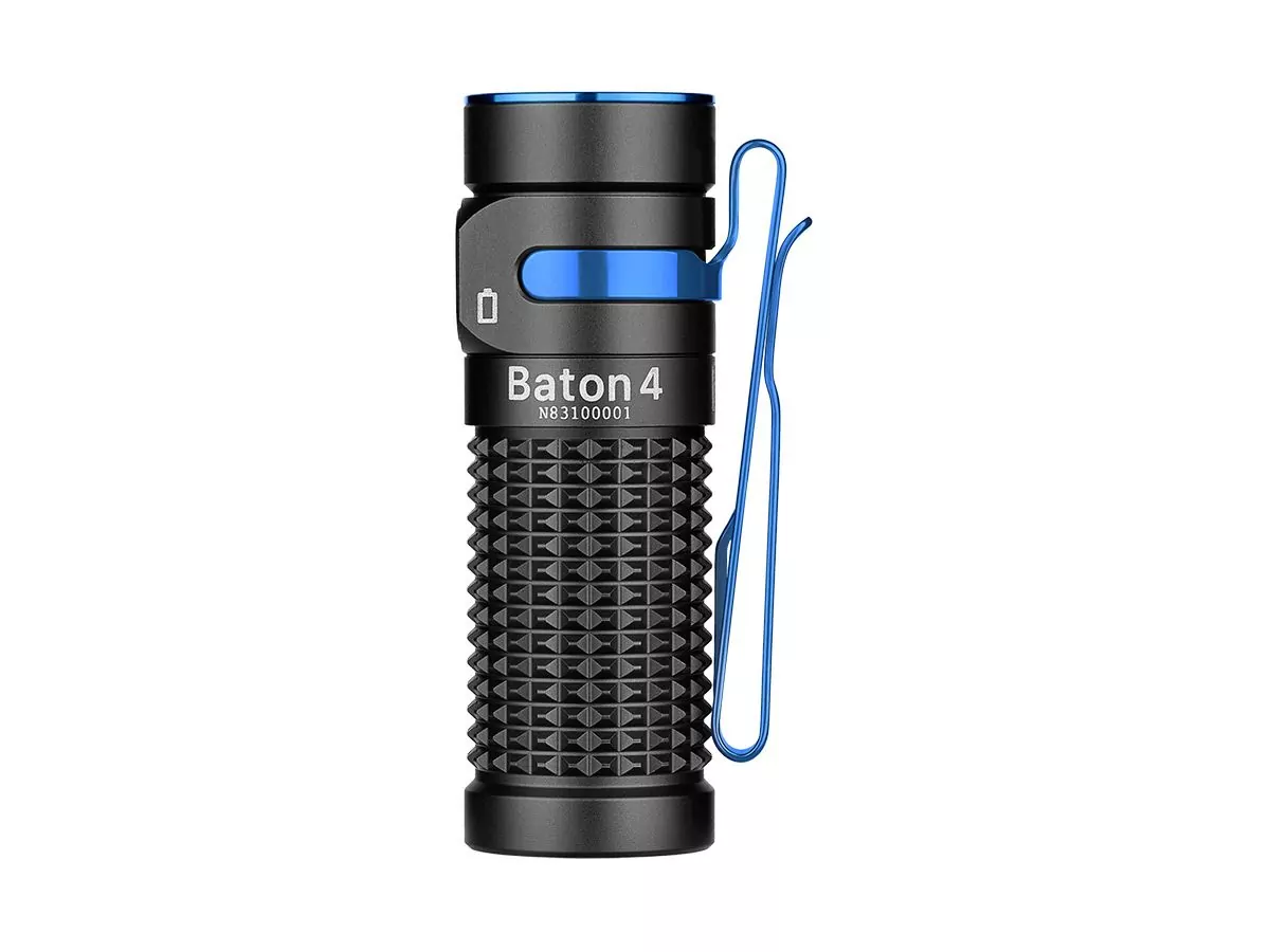 Olight Baton 4 Premium Rechargeable LED Flashlight – 1300 Lumens – Includes 1 x 16340 and Charging Case - Image 8