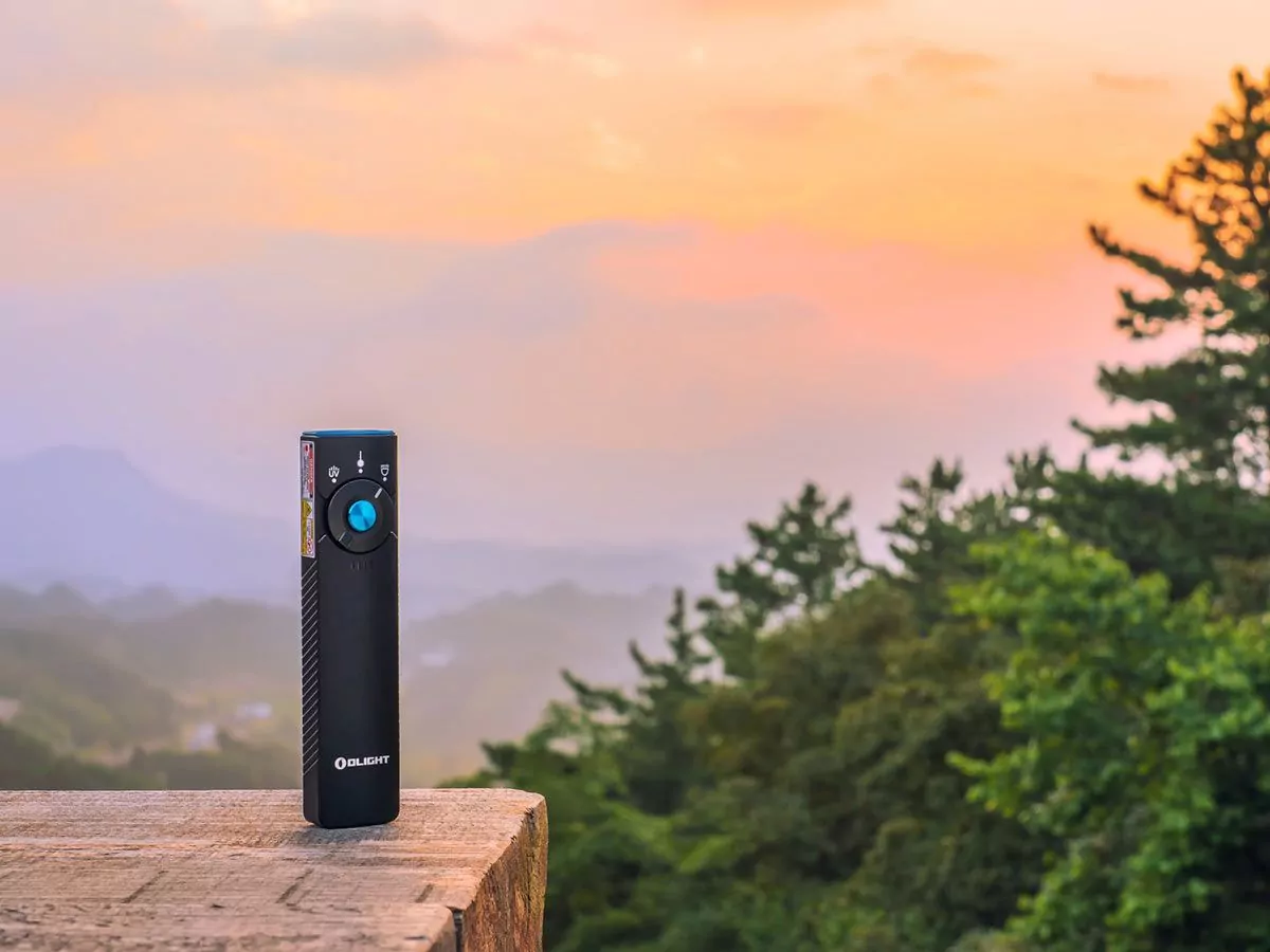 Olight Arkfeld Pro Rechargeable LED Flashlight – 1300 Lumens – Cool White LED – 365nm UV – 520nm Green Laser – Uses Built-in 1500mAh Li-Poly Battery Pack – Black - Image 8