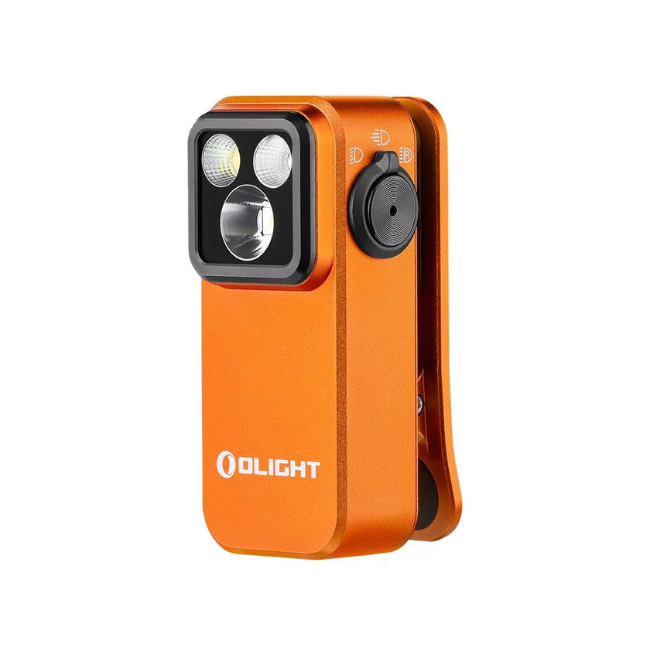 Olight Oclip Pro , 500 Lumen rechargeable flashlight - Orange