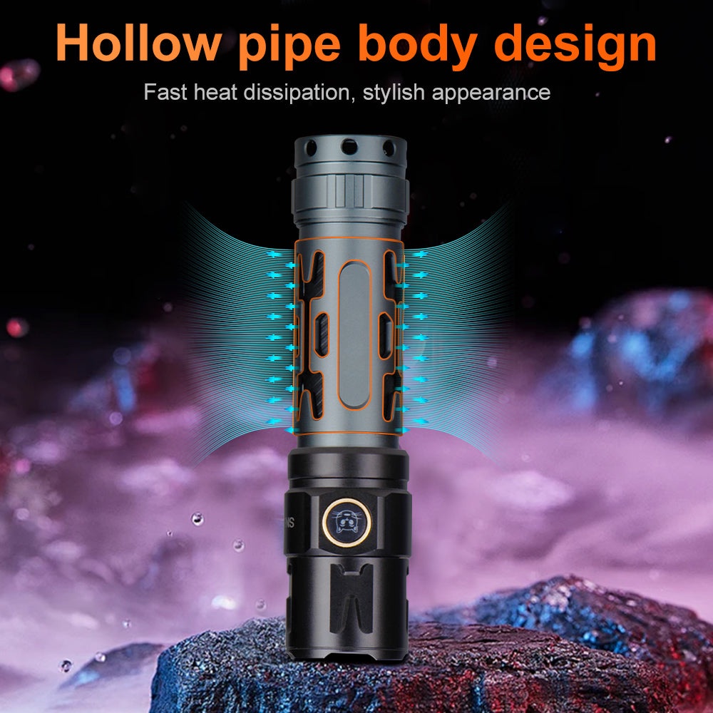 Ultimate Beast 4500lm EDC – Tactical Flashlight | Type-C Rechargeable Power - Image 2